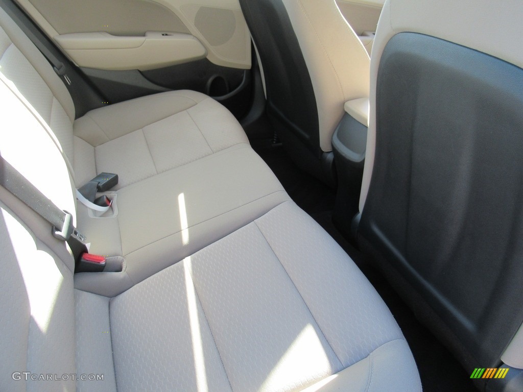 2019 Elantra SEL - Quartz White Pearl / Beige photo #13