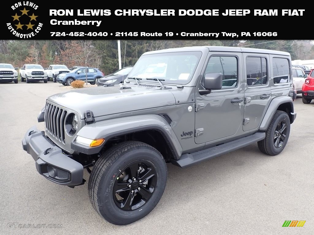 2020 Wrangler Unlimited Sahara 4x4 - Sting-Gray / Black photo #1