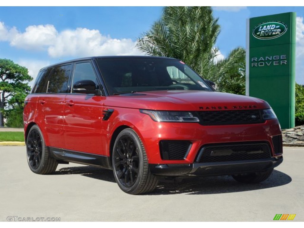 2020 Range Rover Sport HSE - Firenze Red Metallic / Ebony/Ebony photo #2