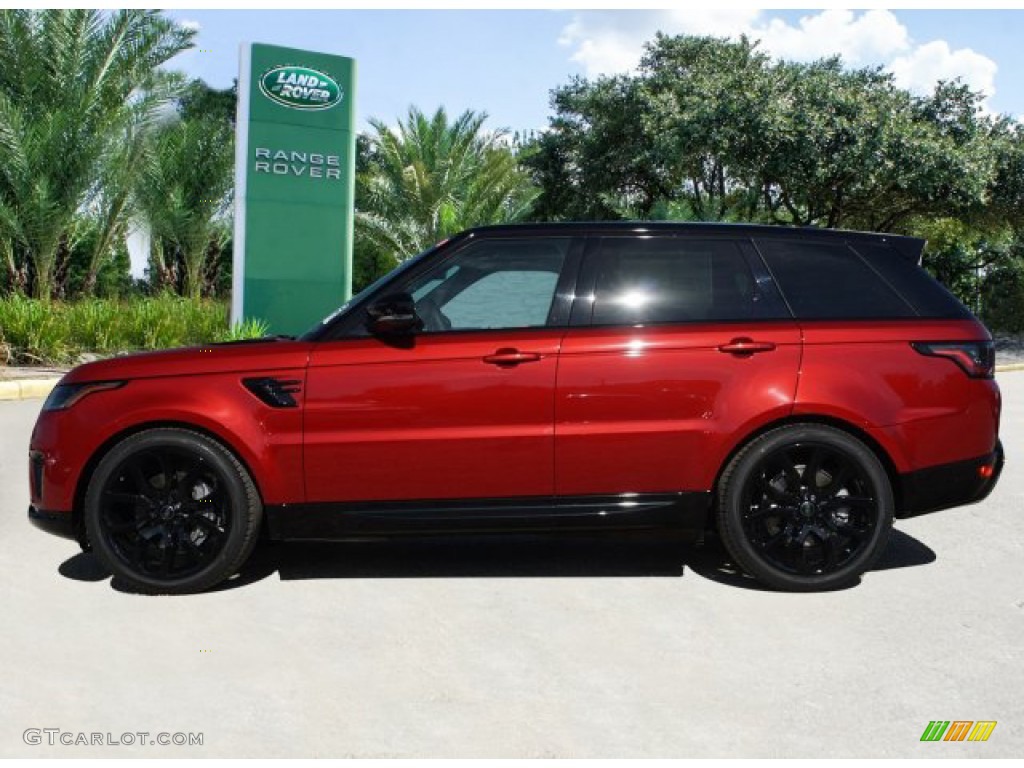 2020 Range Rover Sport HSE - Firenze Red Metallic / Ebony/Ebony photo #3