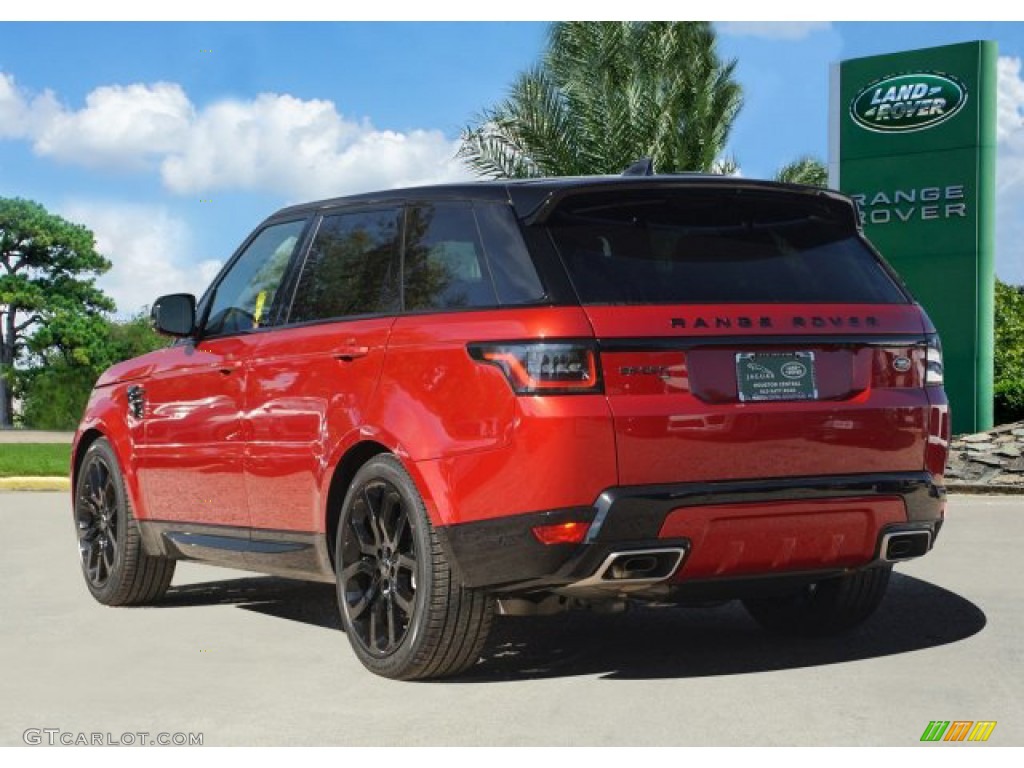 2020 Range Rover Sport HSE - Firenze Red Metallic / Ebony/Ebony photo #4
