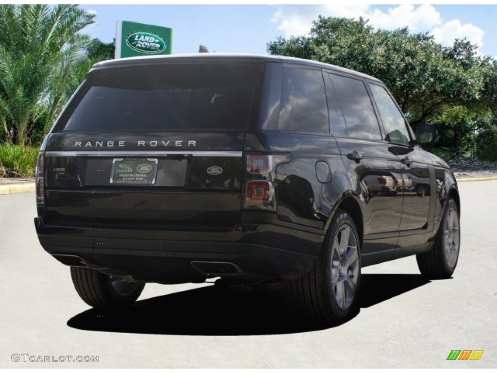 2020 Range Rover Supercharged LWB - Santorini Black Metallic / Ebony photo #4