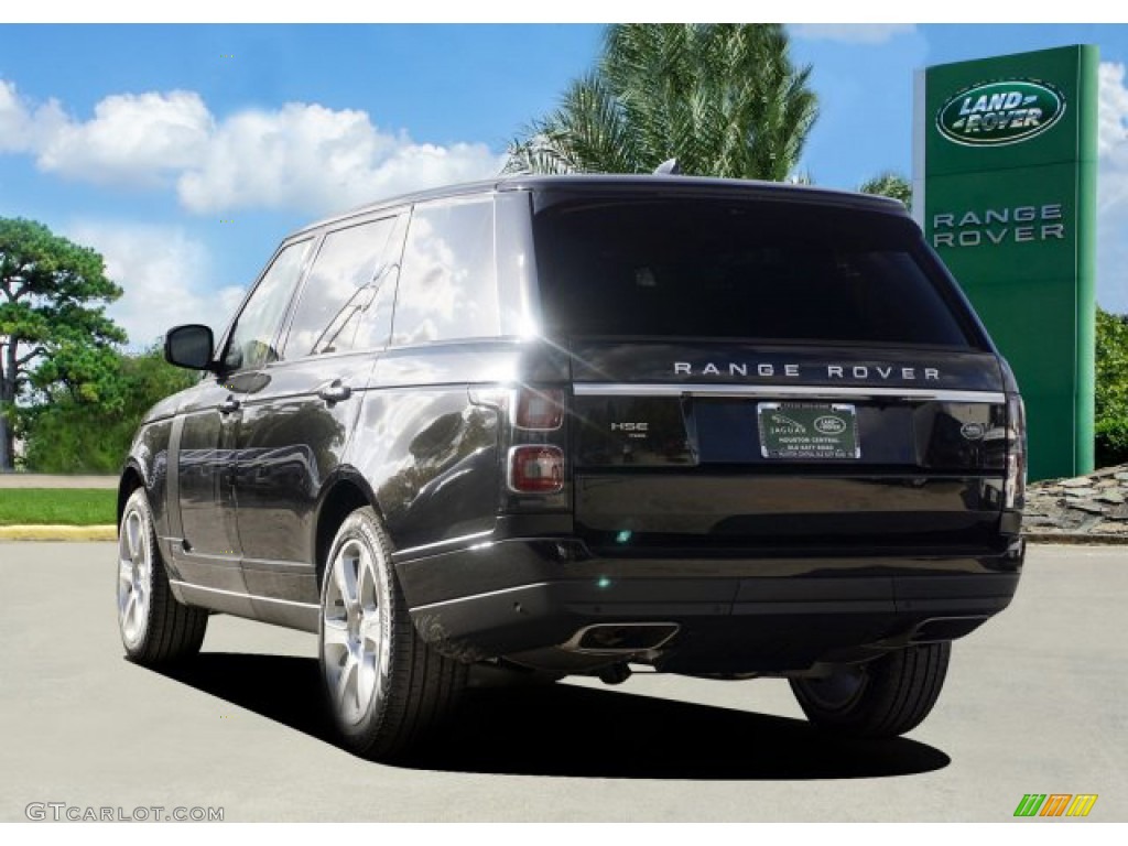 2020 Range Rover Supercharged LWB - Santorini Black Metallic / Ebony photo #5