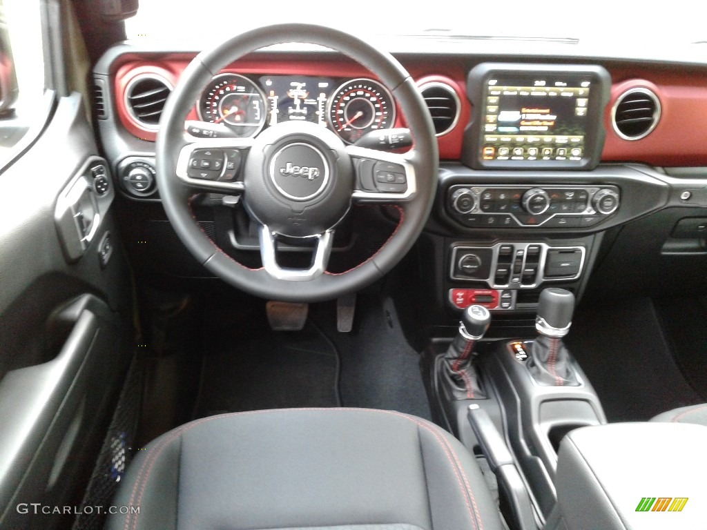 2020 Gladiator Rubicon 4x4 - Gator / Black photo #30