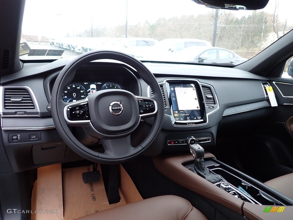 Maroon Interior 2020 Volvo XC90 T6 AWD Momentum Photo #136166093