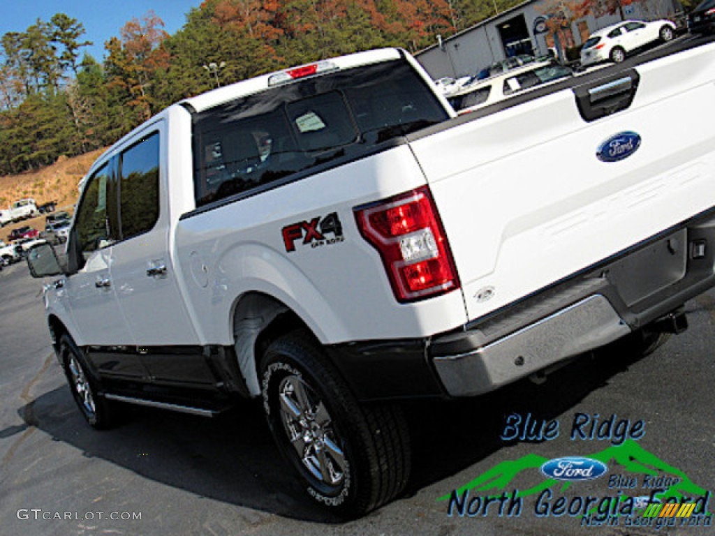 2019 F150 XLT SuperCrew 4x4 - Oxford White / Earth Gray photo #35