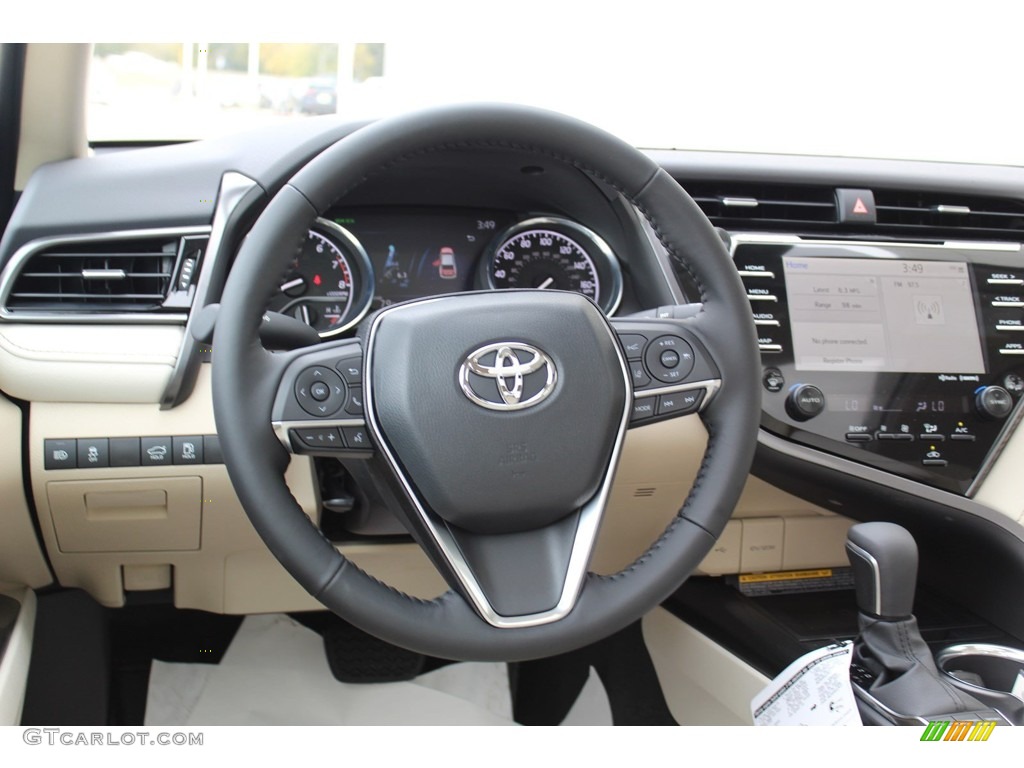 2020 Camry XLE - Super White / Macadamia photo #21