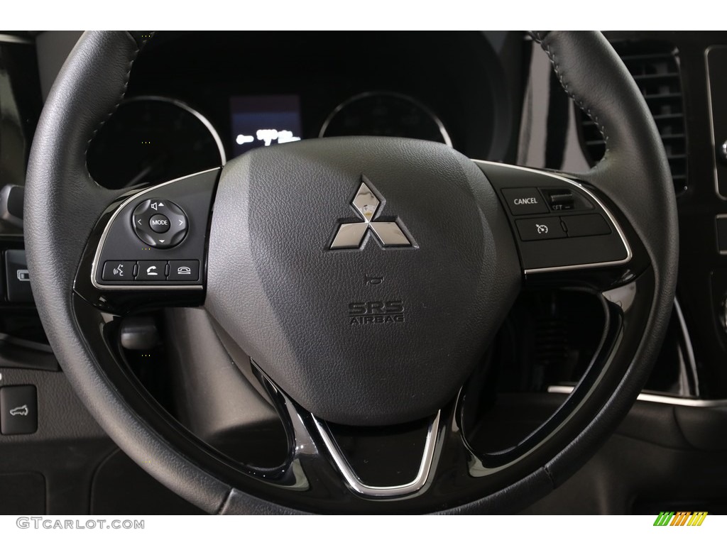 2019 Mitsubishi Outlander SE S-AWC Black Steering Wheel Photo #136172156