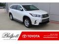Blizzard Pearl White 2019 Toyota Highlander Limited