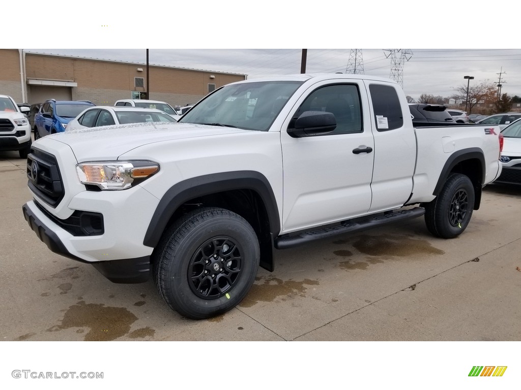 Super White Toyota Tacoma