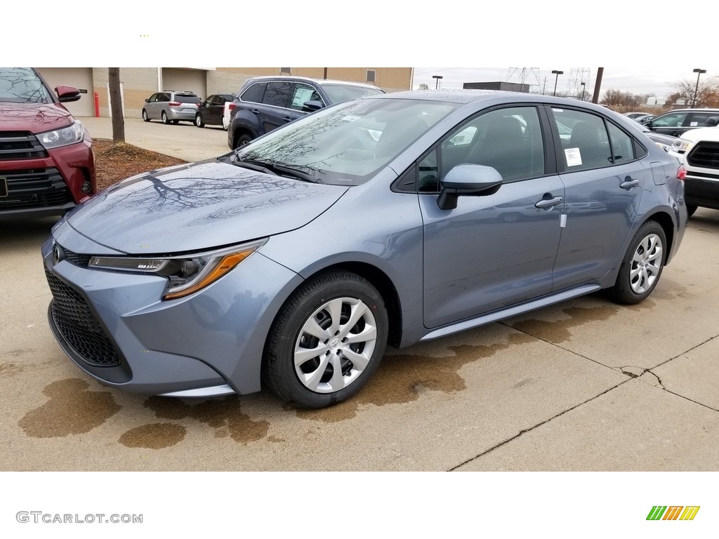 Celestite Gray Metallic 2020 Toyota Corolla LE Exterior Photo #136175754
