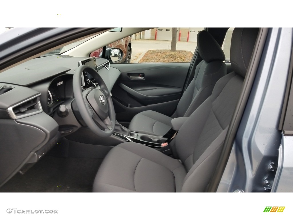 Black Interior 2020 Toyota Corolla LE Photo #136175777