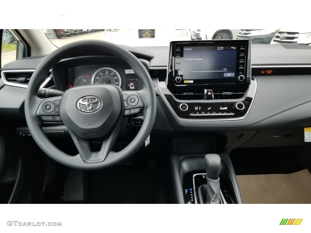 2020 Toyota Corolla LE Black Dashboard Photo #136175827