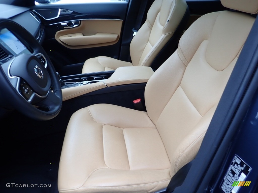 Blonde Interior 2019 Volvo XC90 T6 AWD Momentum Photo #136176247
