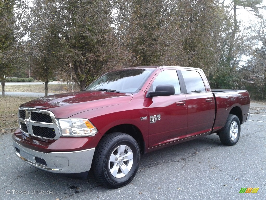 2019 1500 Classic SLT Crew Cab 4x4 - Delmonico Red Pearl / Black/Diesel Gray photo #2