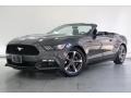2015 Magnetic Metallic Ford Mustang V6 Convertible  photo #12
