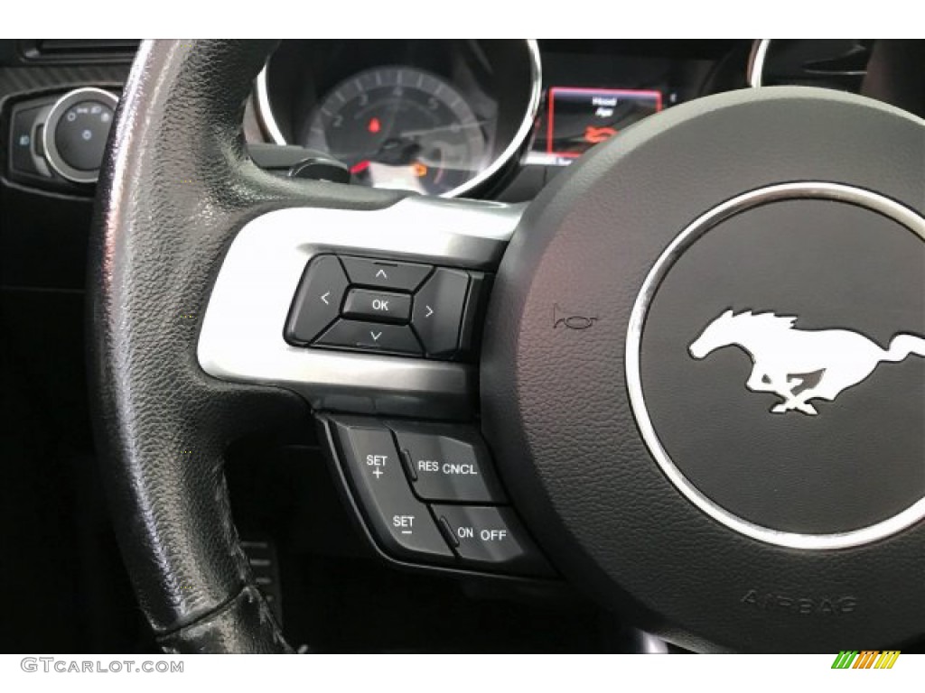 2015 Mustang V6 Convertible - Magnetic Metallic / Ebony photo #18