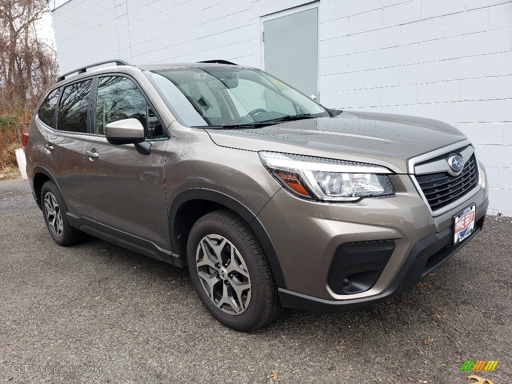 2019 Forester 2.5i Premium - Sepia Bronze Metallic / Black photo #1