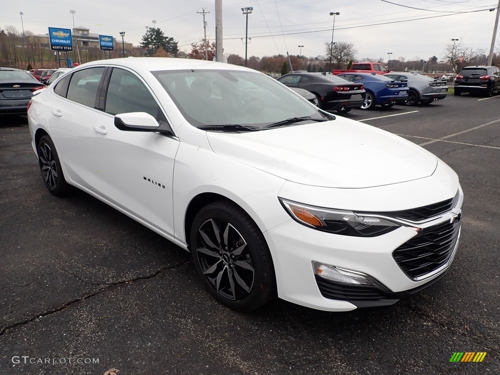 2020 Malibu RS - Summit White / Jet Black photo #7