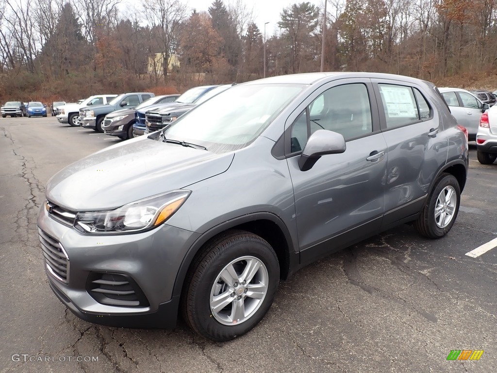 Satin Steel Metallic 2020 Chevrolet Trax LS AWD Exterior Photo #136179292