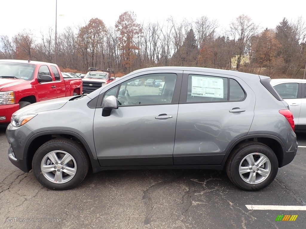 Satin Steel Metallic 2020 Chevrolet Trax LS AWD Exterior Photo #136179316