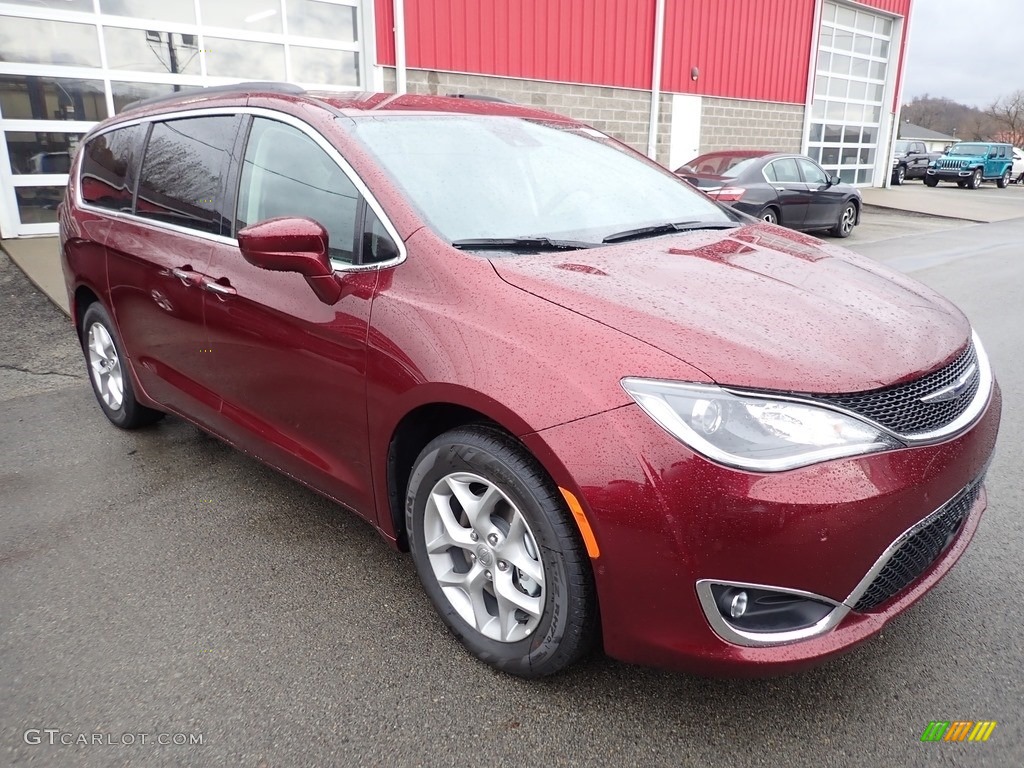 Velvet Red Pearl 2020 Chrysler Pacifica Touring Exterior Photo #136180060