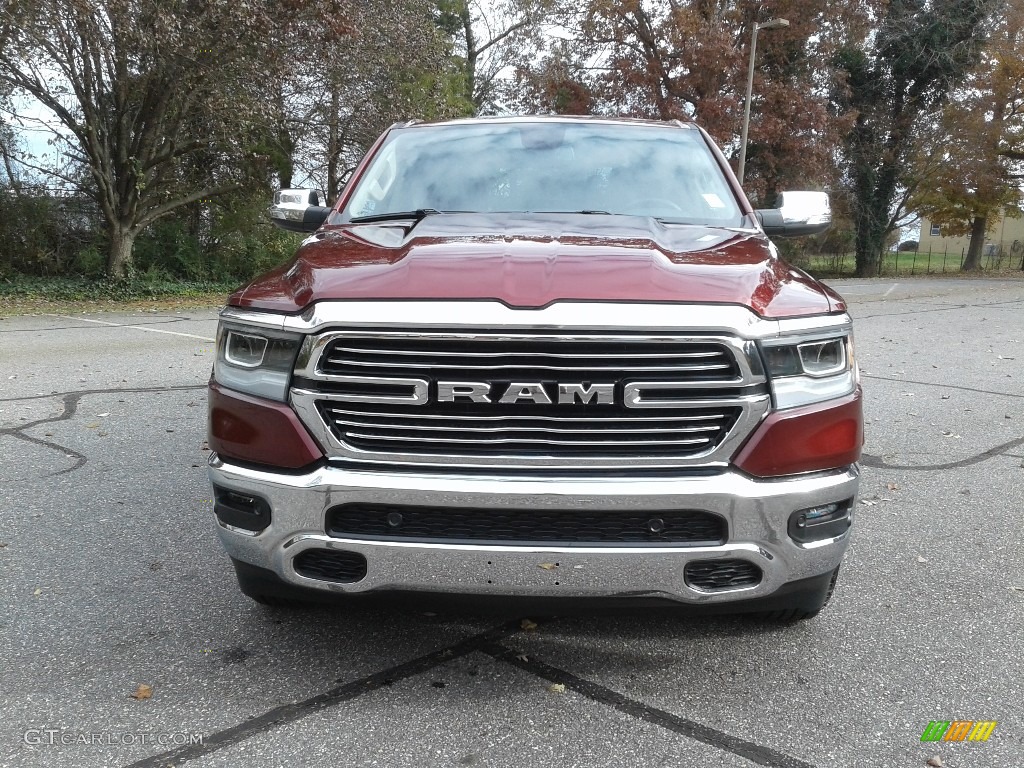 2019 1500 Laramie Quad Cab 4x4 - Delmonico Red Pearl / Black photo #3