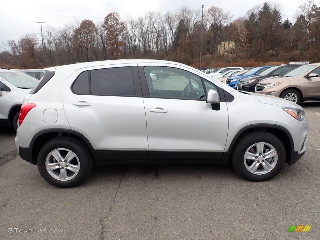 Silver Ice Metallic 2020 Chevrolet Trax LS Exterior Photo #136180504