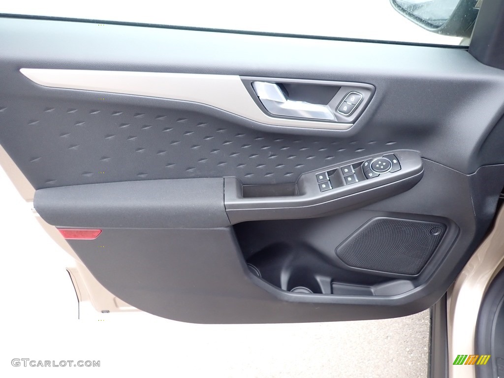2020 Ford Escape SE 4WD Ebony Black Door Panel Photo #136181216