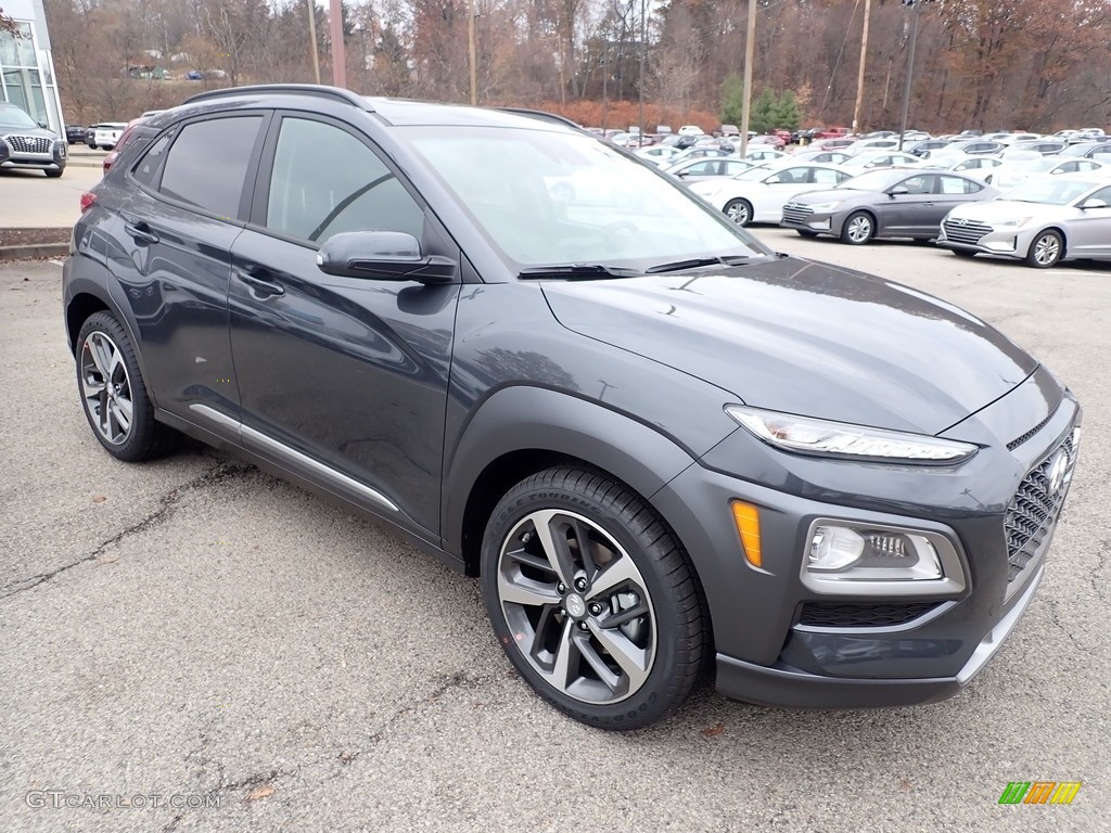 Thunder Gray 2020 Hyundai Kona Ultimate AWD Exterior Photo #136182247