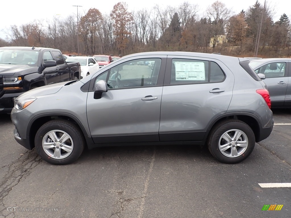 Satin Steel Metallic 2020 Chevrolet Trax LS AWD Exterior Photo #136182496