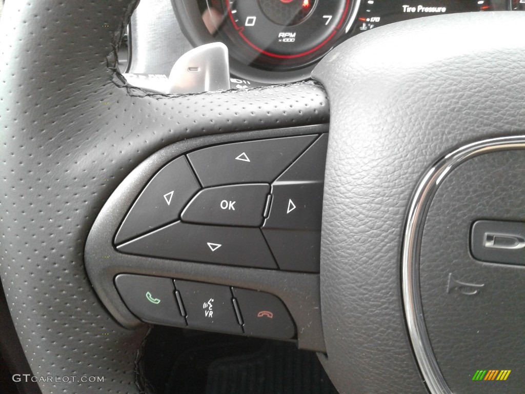 2019 Dodge Charger Daytona 392 Black Steering Wheel Photo #136182850