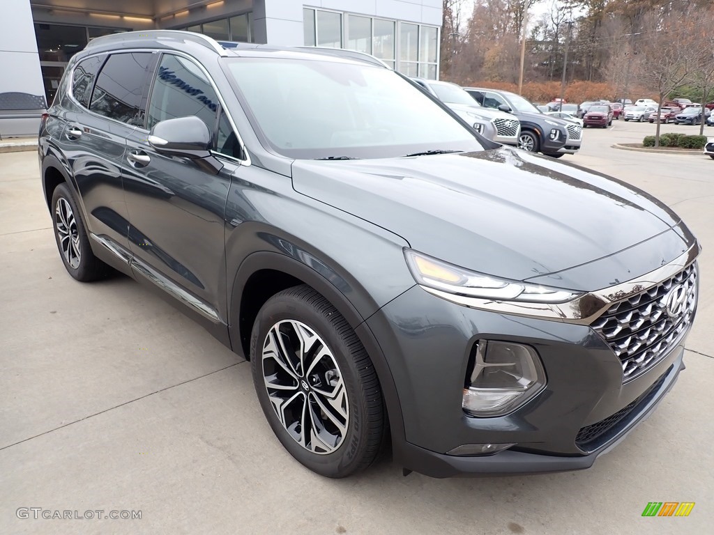 2020 Santa Fe Limited 2.0 AWD - Portofino Gray / Espresso/Gray photo #3