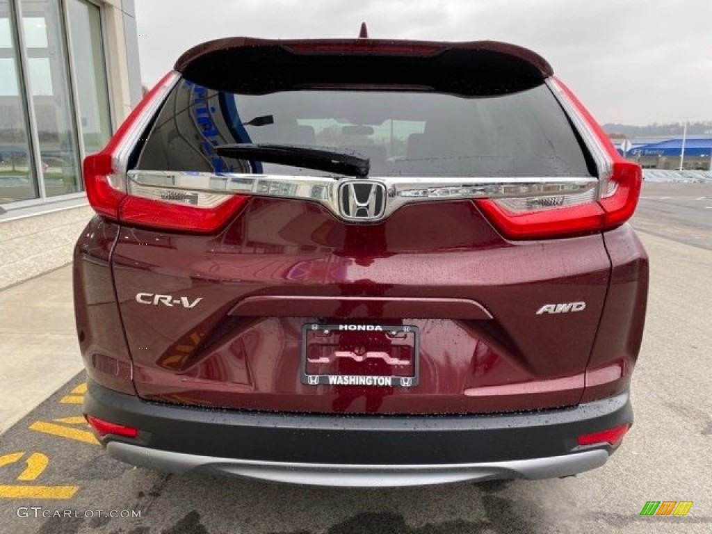 2019 CR-V EX AWD - Basque Red Pearl II / Gray photo #6