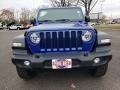 2020 Ocean Blue Metallic Jeep Wrangler Unlimited Sport 4x4  photo #2