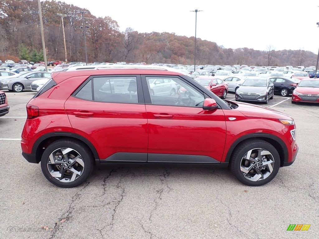 Scarlet Red Pearl 2020 Hyundai Venue SEL Exterior Photo #136183357