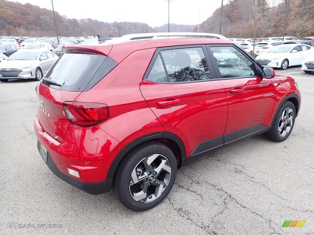 Scarlet Red Pearl 2020 Hyundai Venue SEL Exterior Photo #136183390