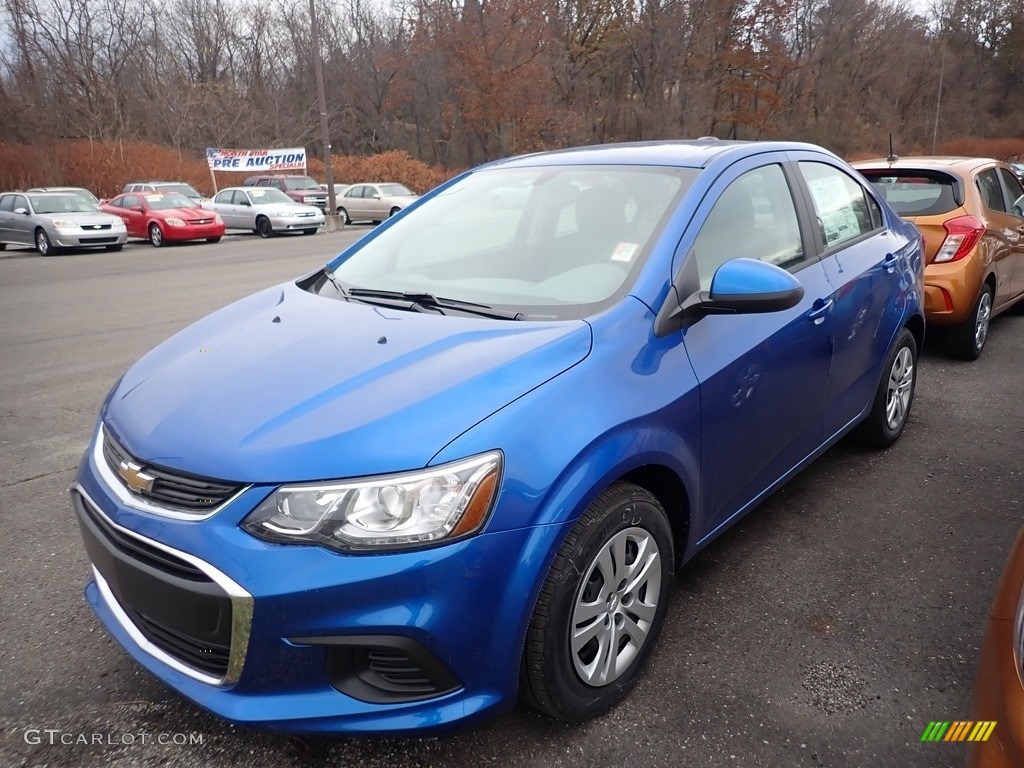 Kinetic Blue Metallic 2020 Chevrolet Sonic LS Sedan Exterior Photo #136183459