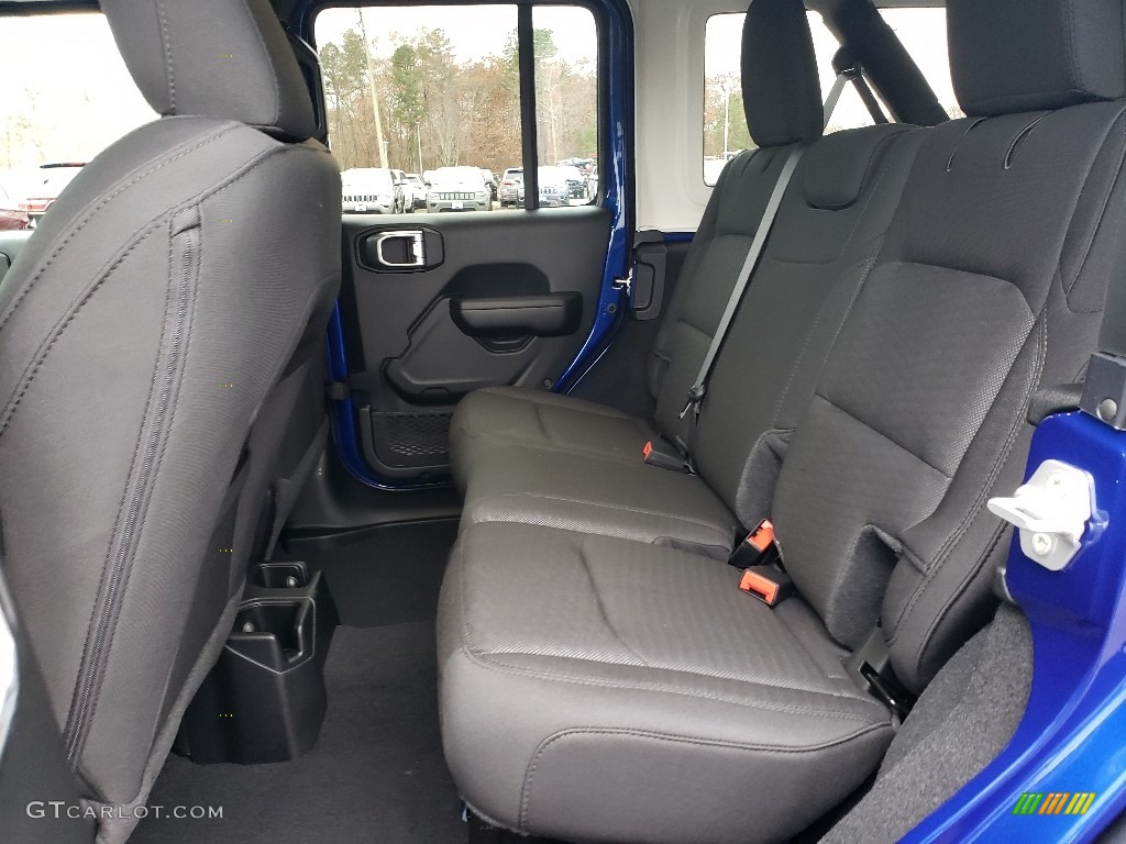 2020 Wrangler Unlimited Sport 4x4 - Ocean Blue Metallic / Black photo #6