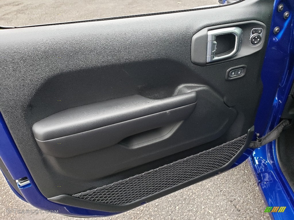 2020 Wrangler Unlimited Sport 4x4 - Ocean Blue Metallic / Black photo #8