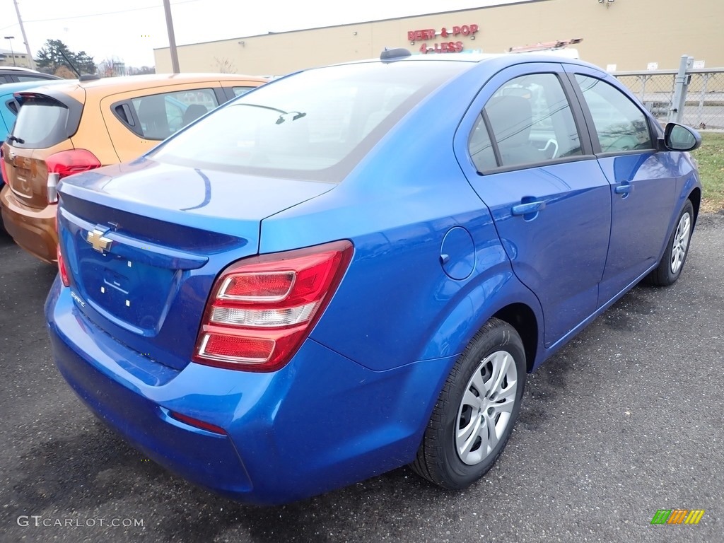 2020 Sonic LS Sedan - Kinetic Blue Metallic / Jet Black/Dark Titanium photo #4