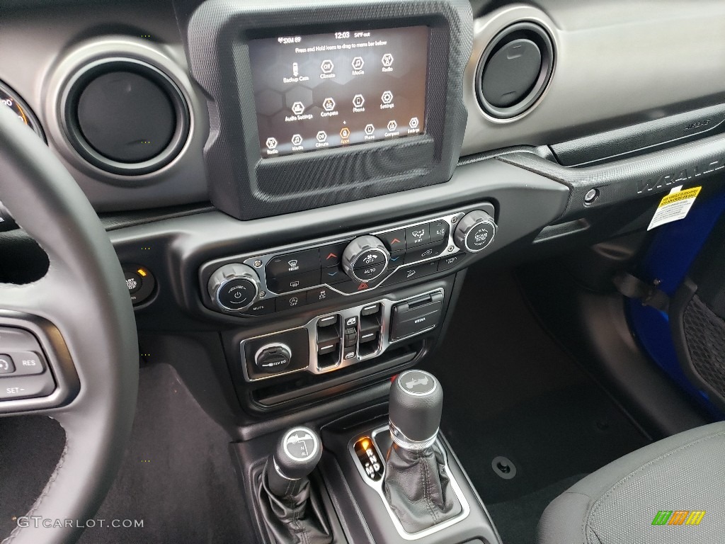 2020 Wrangler Unlimited Sport 4x4 - Ocean Blue Metallic / Black photo #10