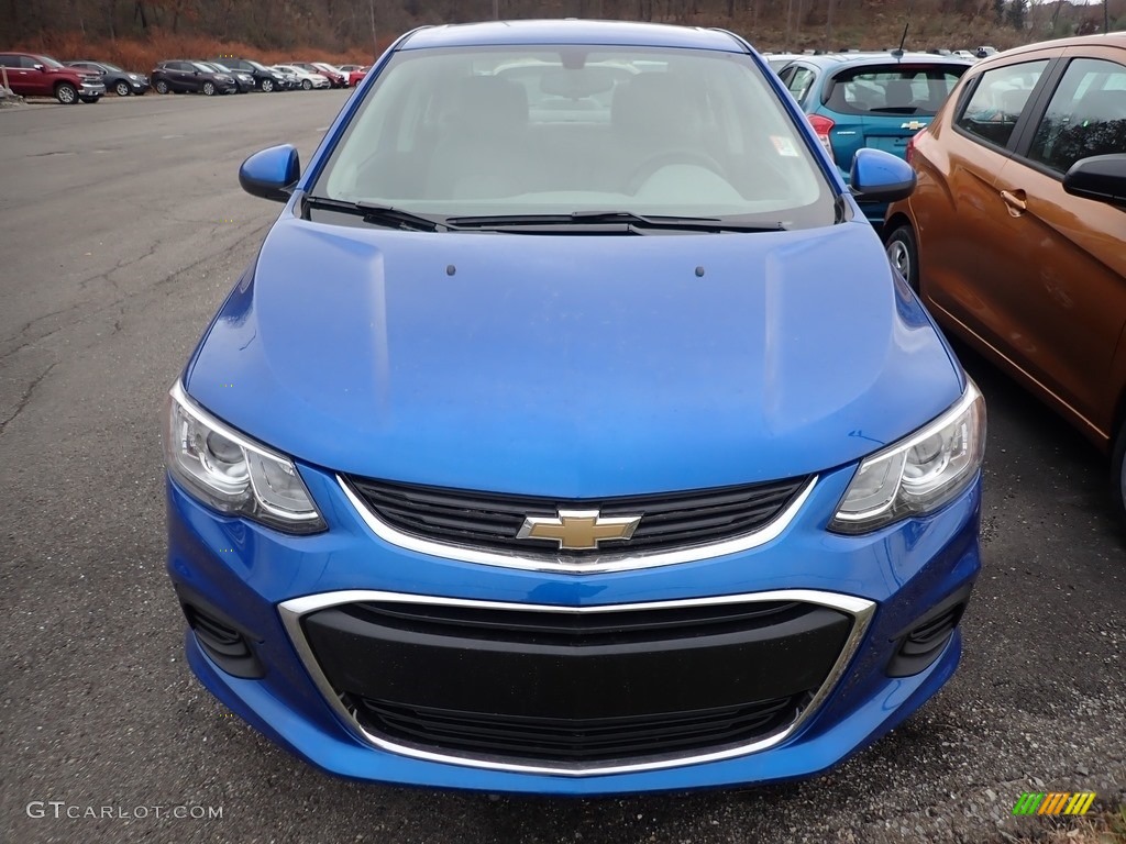 2020 Sonic LS Sedan - Kinetic Blue Metallic / Jet Black/Dark Titanium photo #8