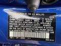 B593M: Aegean Blue Metallic 2020 Honda Civic EX-L Hatchback Color Code