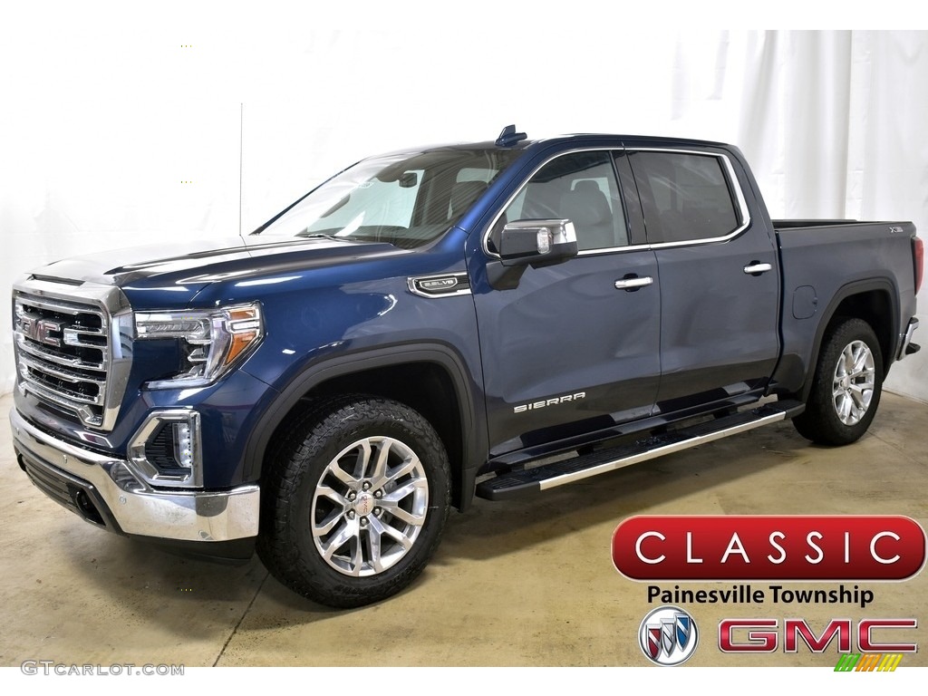 2020 Pacific Blue Metallic Gmc Sierra 1500 Slt Crew Cab 4wd 136175194 Gtcarlot Com Car Color Galleries
