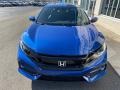 2020 Aegean Blue Metallic Honda Civic EX-L Hatchback  photo #3