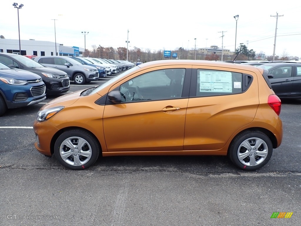 Orange Burst Metallic 2020 Chevrolet Spark LS Exterior Photo #136185616
