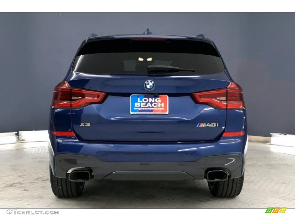 2020 X3 M40i - Phytonic Blue Metallic / Black photo #3