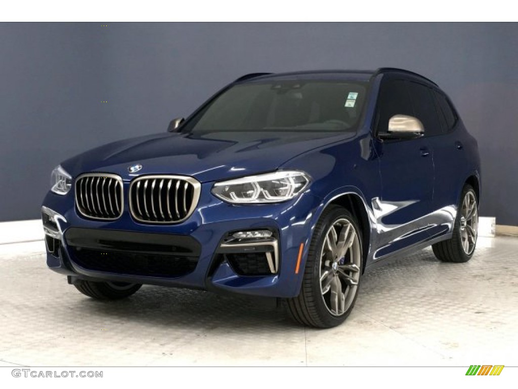 2020 X3 M40i - Phytonic Blue Metallic / Black photo #12