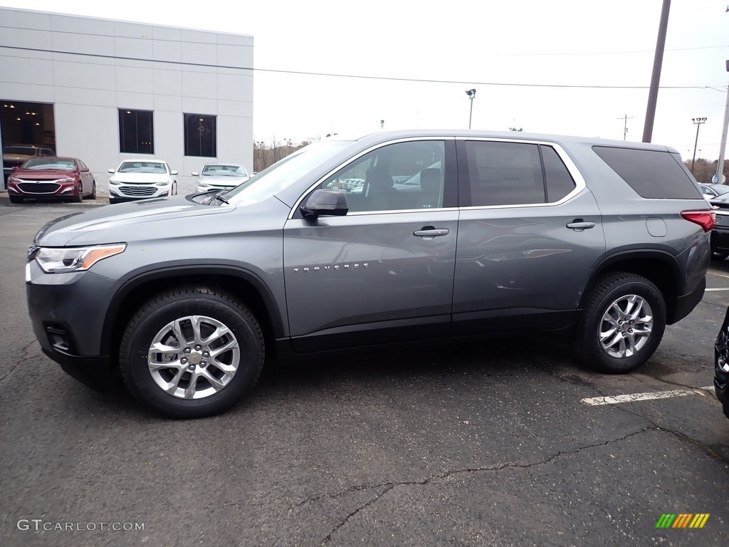 Satin Steel Metallic 2020 Chevrolet Traverse LS Exterior Photo #136186000